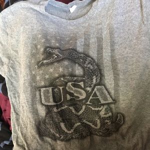 USA Gray Snake Shirt